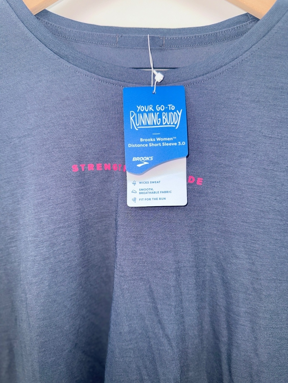 Brooks Women's Distance Short Sleeve 3.0 Running Shirt — XL - Picture 4 of 9
